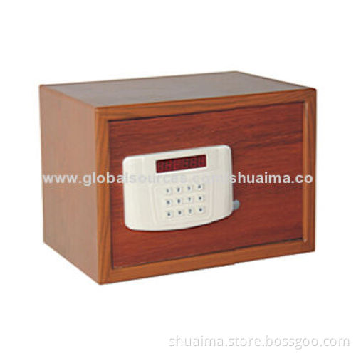 Wood-grain Safe, Suitable for Household, Hotel, Office Safe, Measuring 350*250*250mm